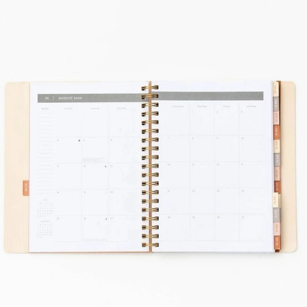 Floral 2025 Planner with Orange Accents - Picture 12 of 16